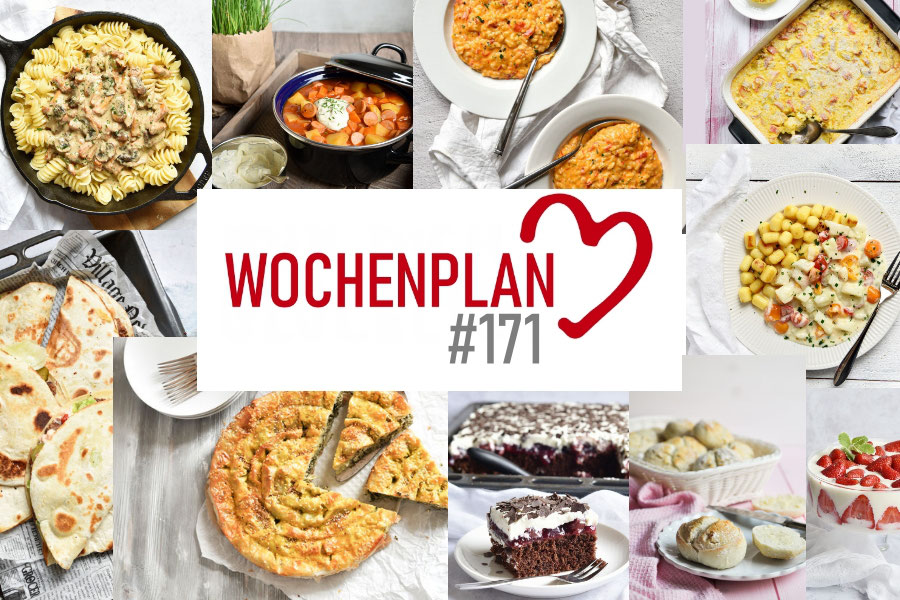 Wochenplan #171. Abwechslungsreiche Rezeptideen für eine Woche. - mix ...