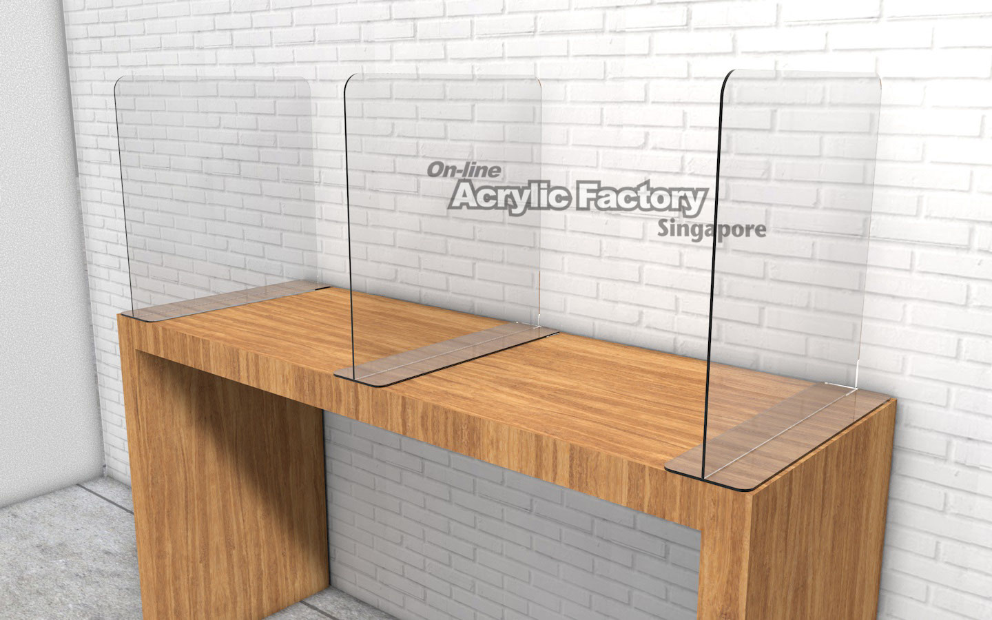 Acrylic Shield TYPE 7 Acrylic display design production Singapore