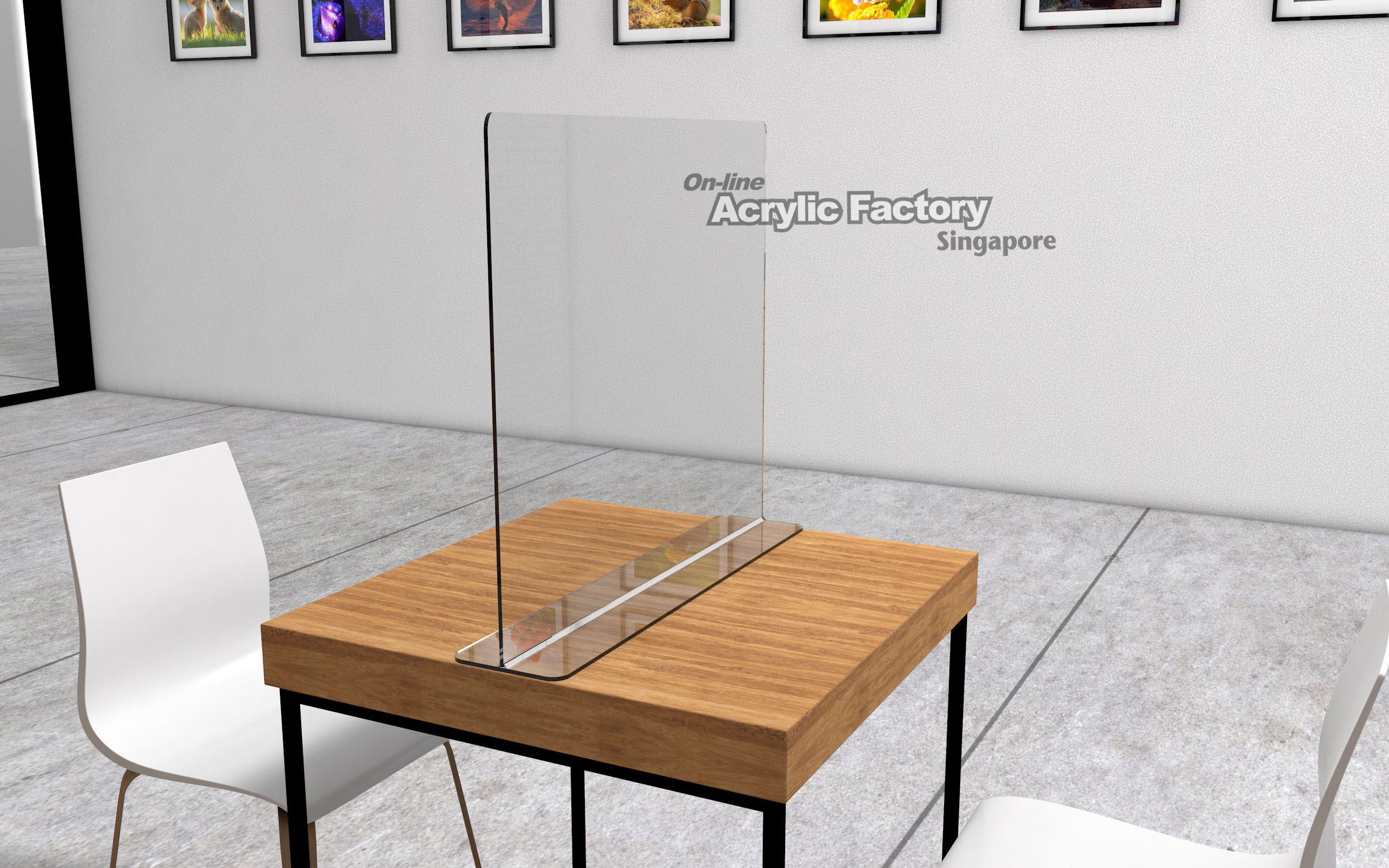 Acrylic Shield TYPE 7 Acrylic display design production Singapore