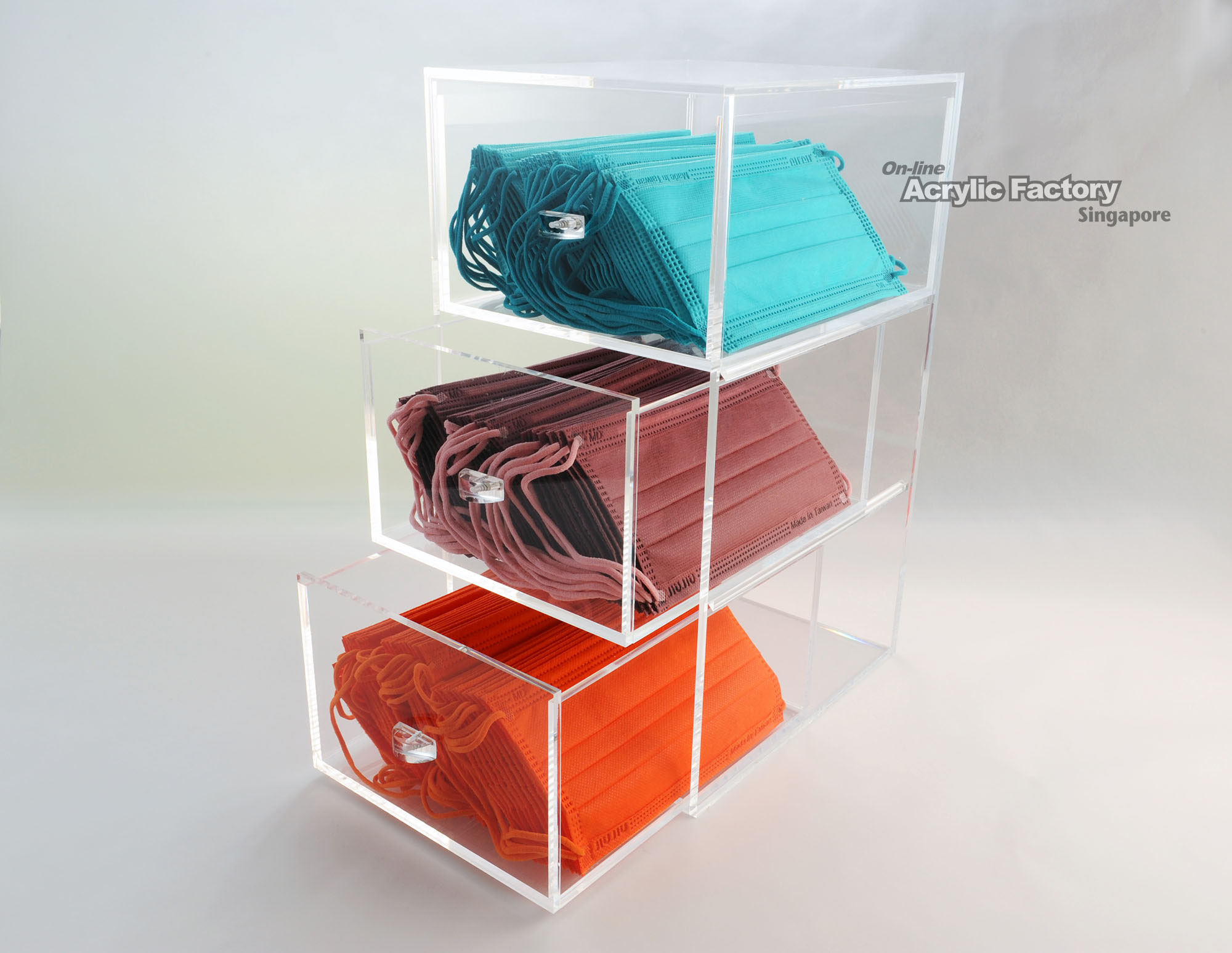 Acrylic Drawer Acrylic display design production Singapore