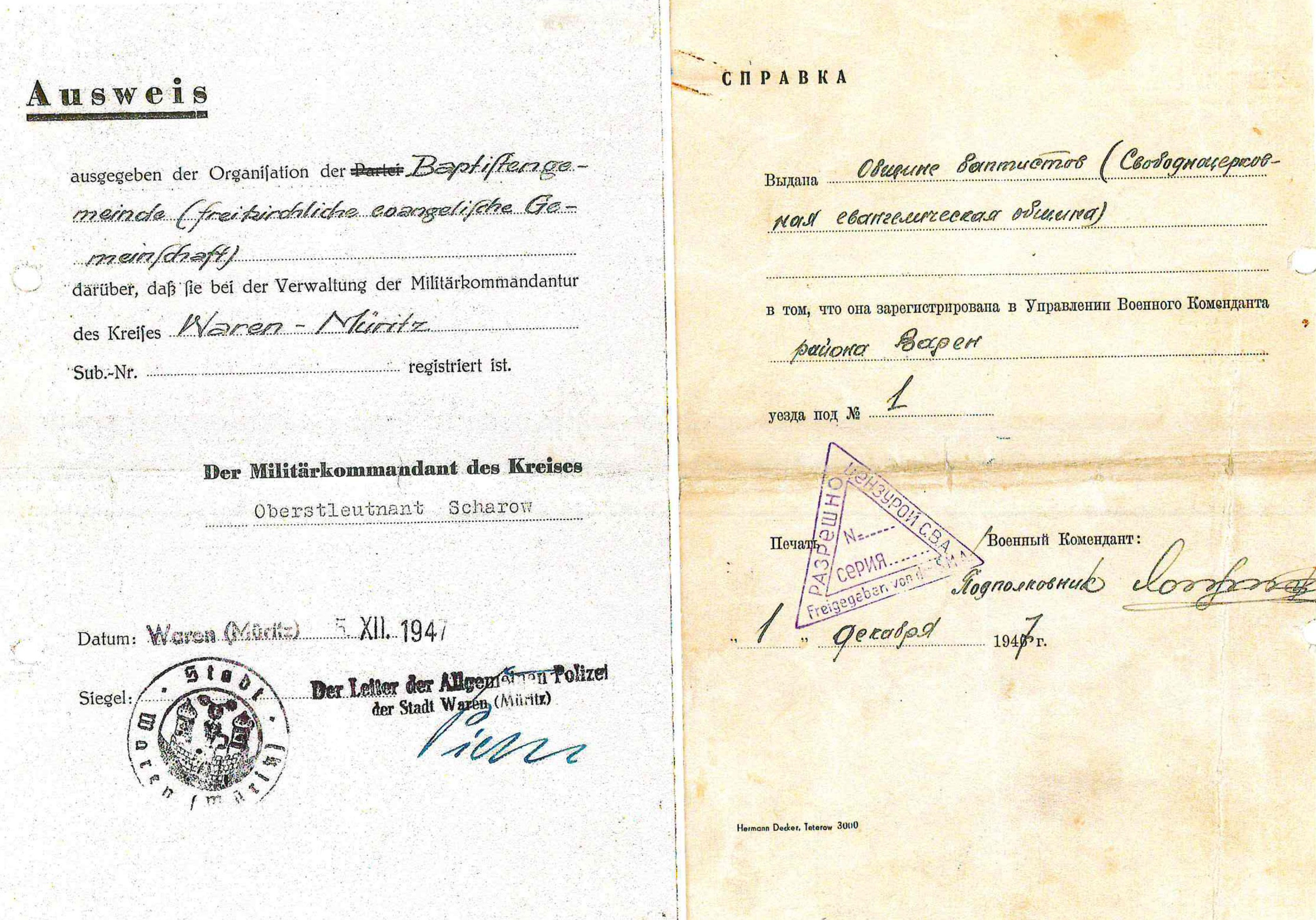 Wer wir sind - Evangelisch Freikirchliche Gemeinde Waren (Müritz)