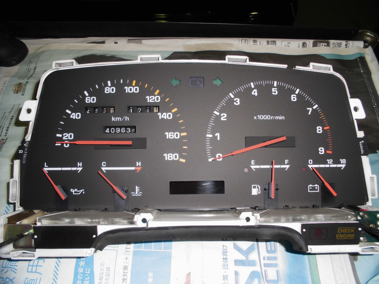 aa63セリカ トリップメーター修理 トミサトレーシングサービス ae86ショップ 中古車販売 旧車 修理 メンテナンスはお任せ下さい aa63セリカ トリップメーター修理 トミサトレーシングサービス ae86ショップ 中古車販売 旧車 修理 メンテナンスはお任せ下さい