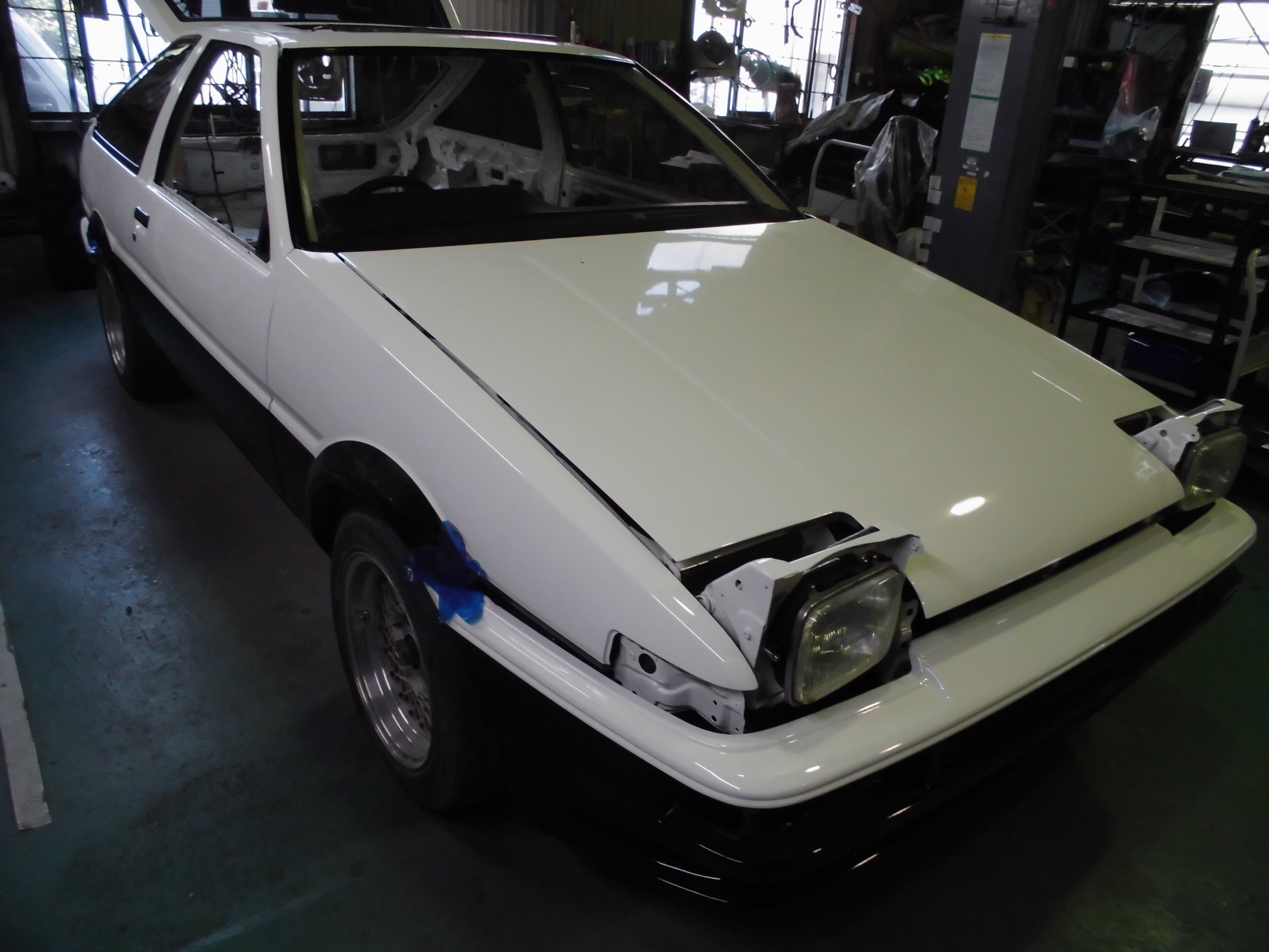 レストア後 トミサトレーシングサービス ae86ショップ 中古車販売 旧車 修理 メンテナンスはお任せ下さい レストア後 トミサトレーシングサービス ae86ショップ 中古車販売 旧車 修理 メンテナンスはお任せ下さい