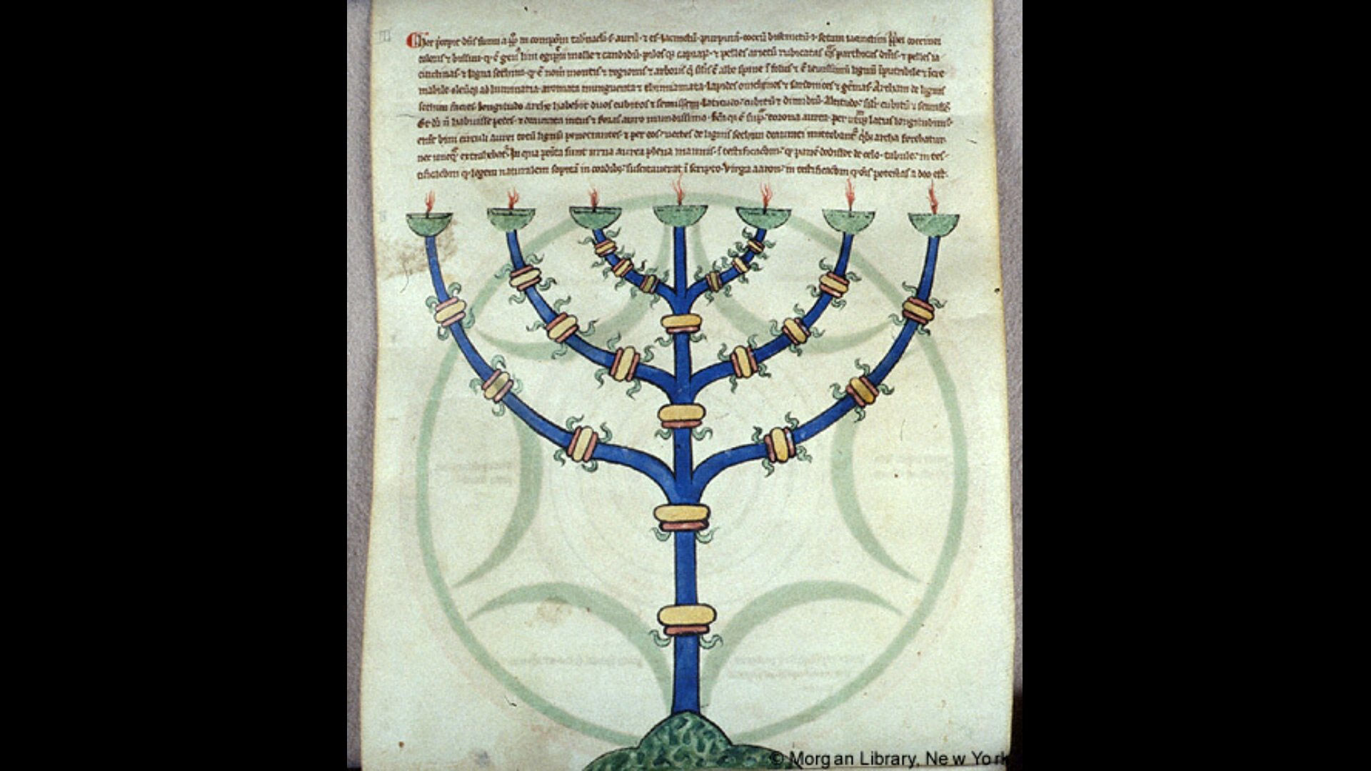 ANCIENT AND NEW MENORAHS 11th13th Century Divisions Structure Bible Menorah