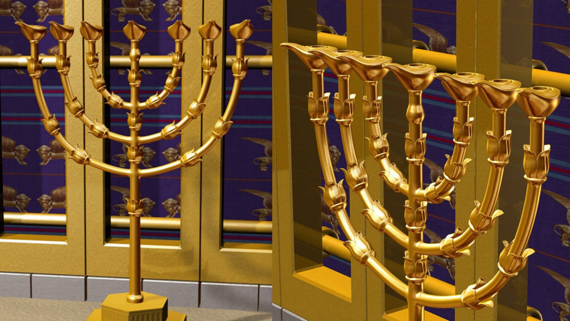 ANCIENT AND NEW MENORAHS 21st Century Divisions Structure Bible Menorah