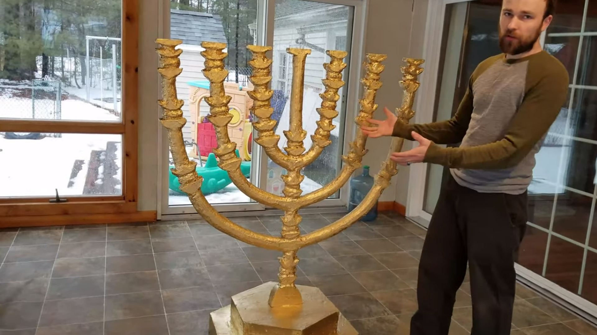 ANCIENT AND NEW MENORAHS 21st Century Divisions Structure Bible Menorah