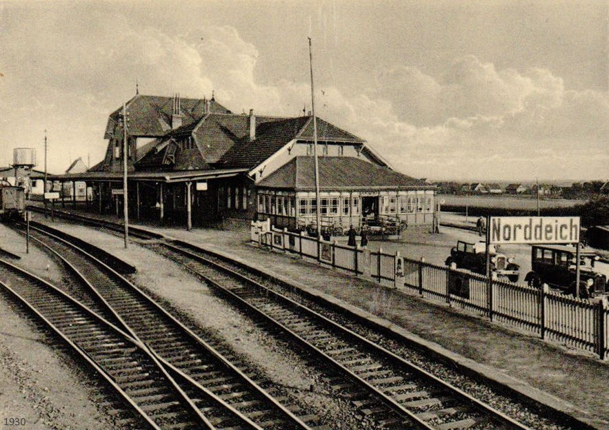 Norddeich MOLE und Schiffe die zur Insel JUIST fahren ...