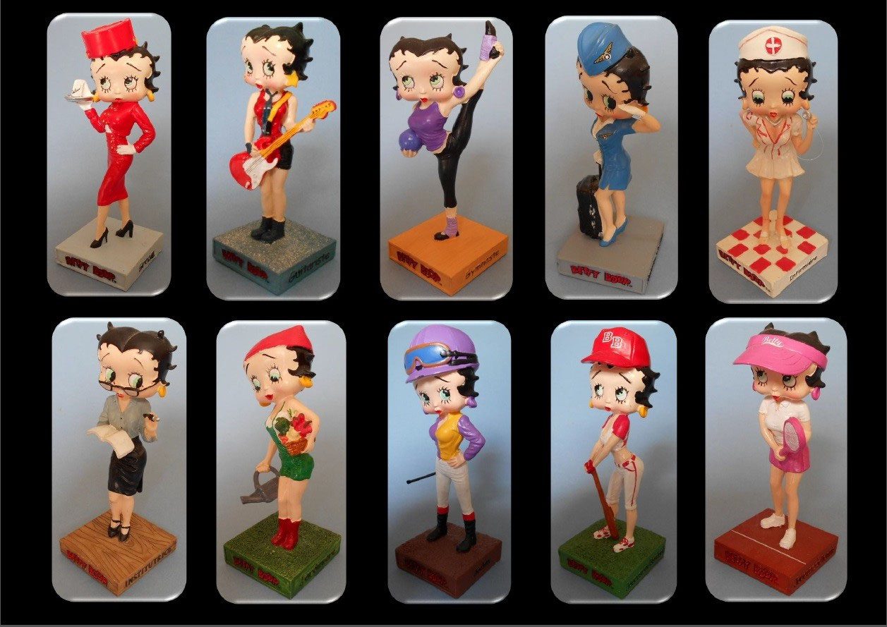 Collection Figurine Betty Boop Marchand De Journaux Betty Boop - Site Jimdo de c-collectionneurs-clermontois!