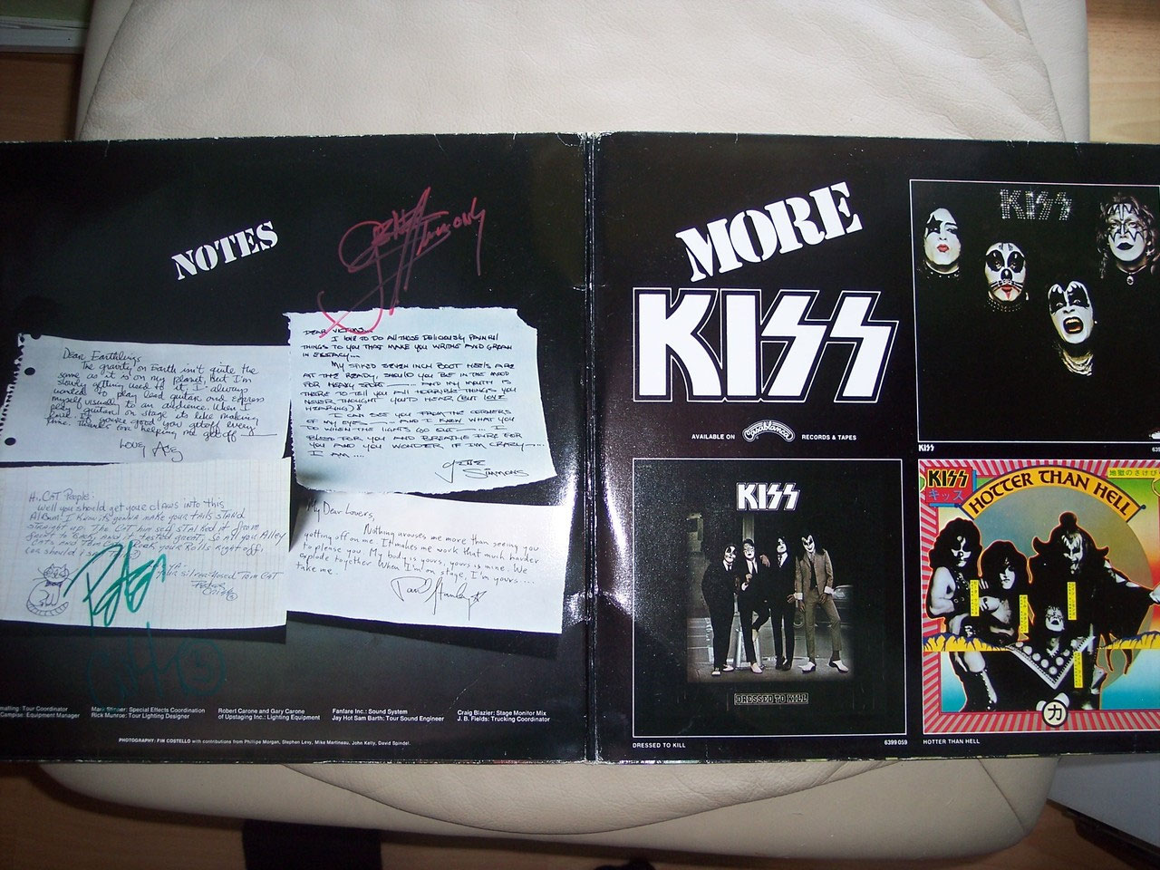 Kiss Autographs Autographwalls Webseite