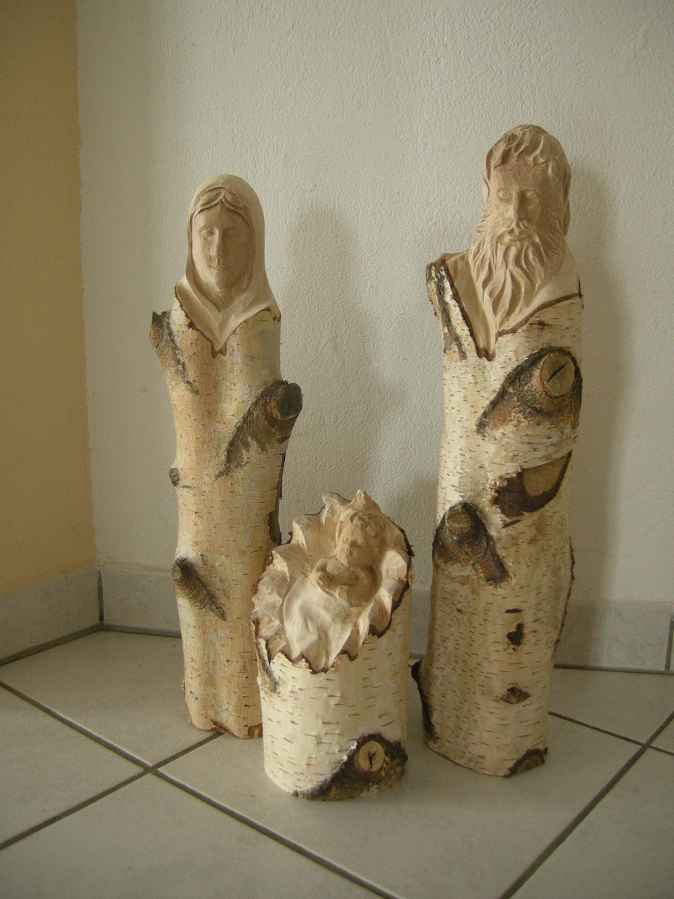 Krippenfiguren - Holzbildhauer und Steinbildhauer Paul Widmer