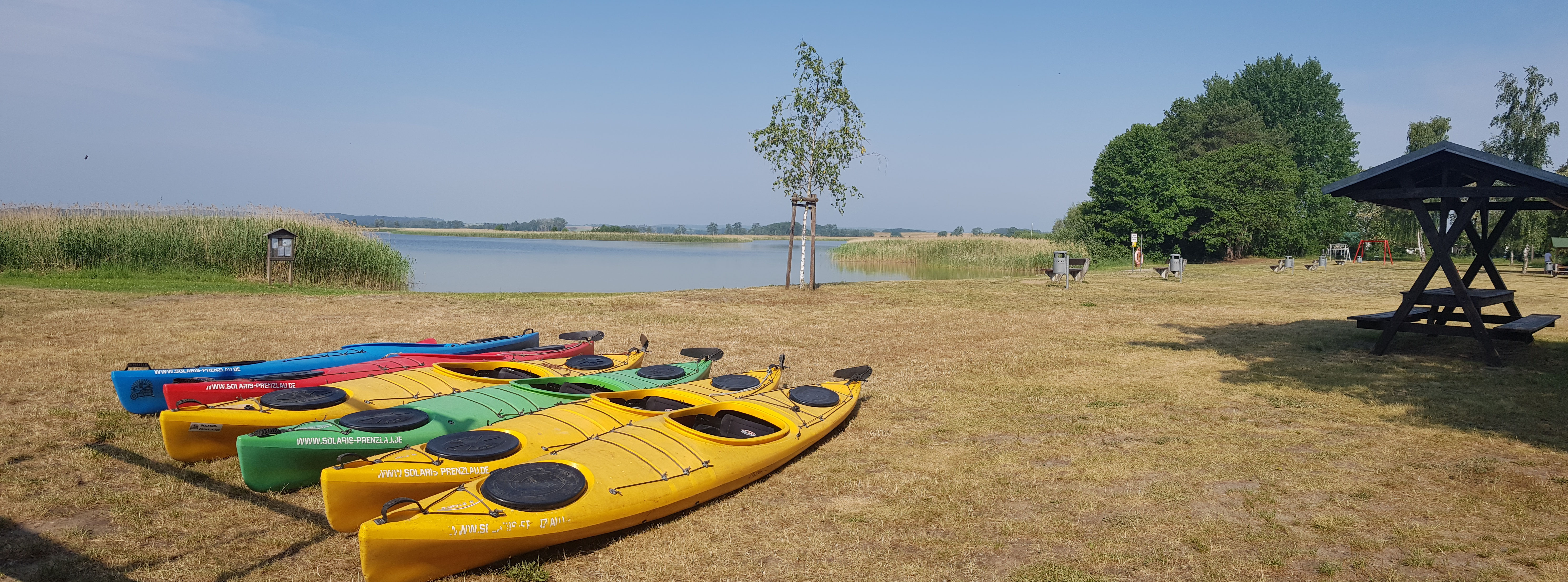 Mit Kajak oder Kanadier von Prenzlau bis zum Stettiner Haff - ADVENTURE CAMP  SOLARIS Prenzlau / Paddel, Rad und Abenteuer!!!