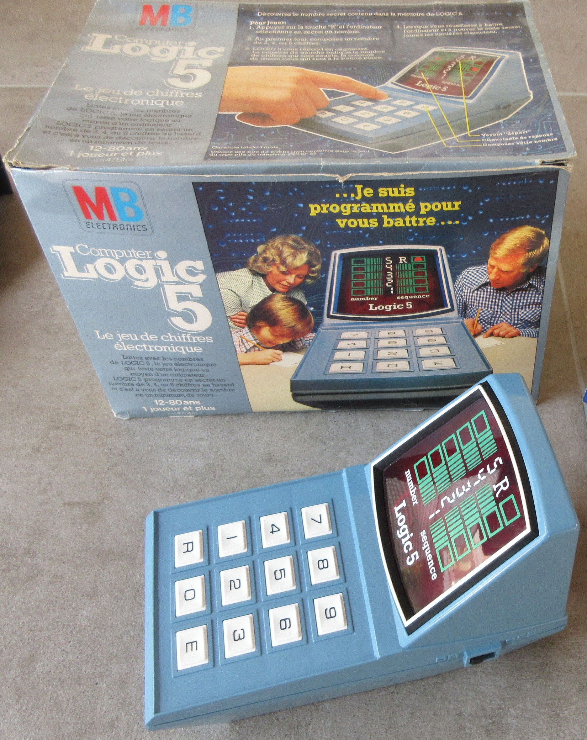 MB Electronics - Computeur Logic 5 - 1977 Très Bon État