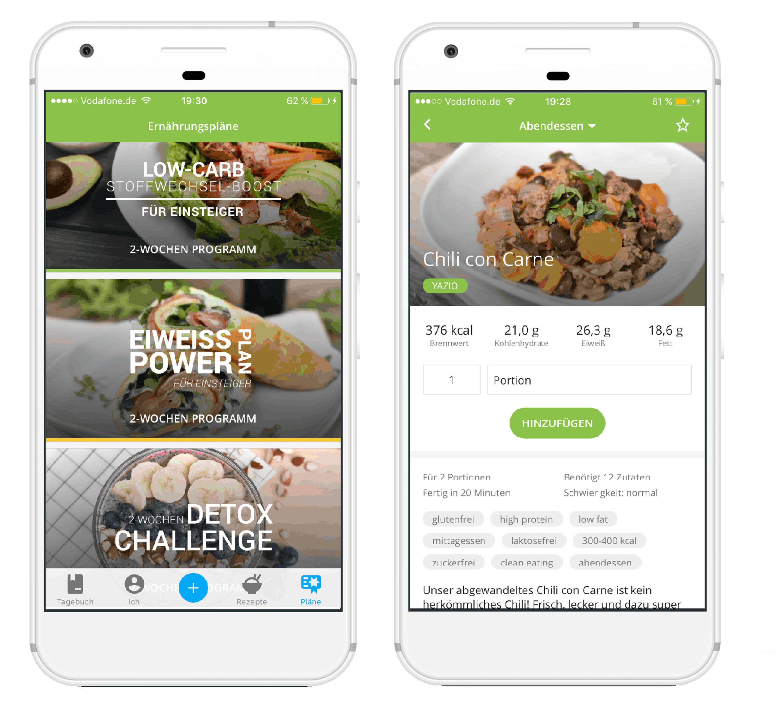 Abnehm-Apps: Kalorienzählen mit YAZIO - GAUMEN-KINO