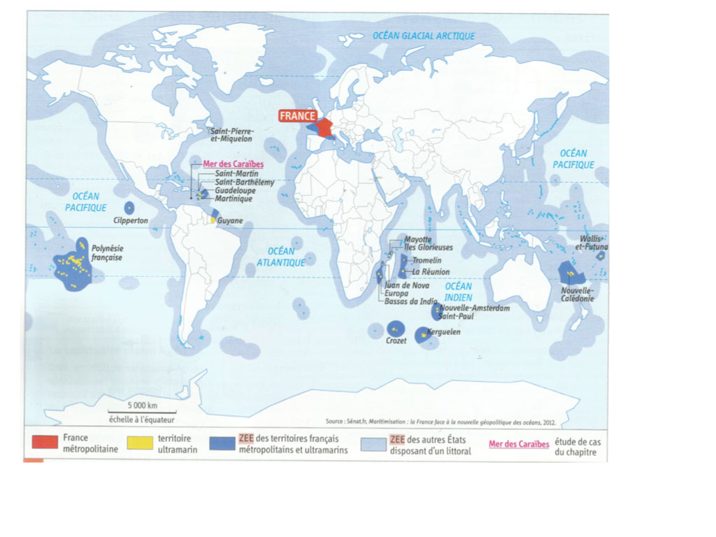 La France Une Puissance Maritime Terminale Croquis Thème n°1 - Histoire/géographie/Condorcet