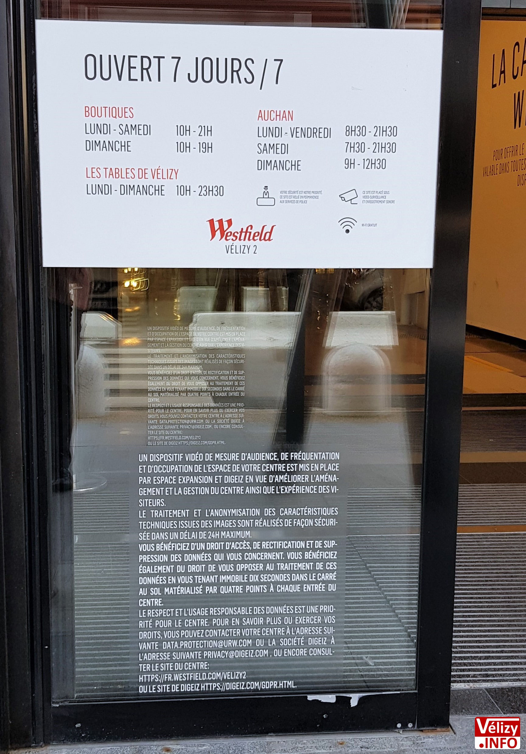 LA MESURE D’AUDIENCE DU CENTRE COMMERCIAL WESTFIELD VÉLIZY 2 Vélizy