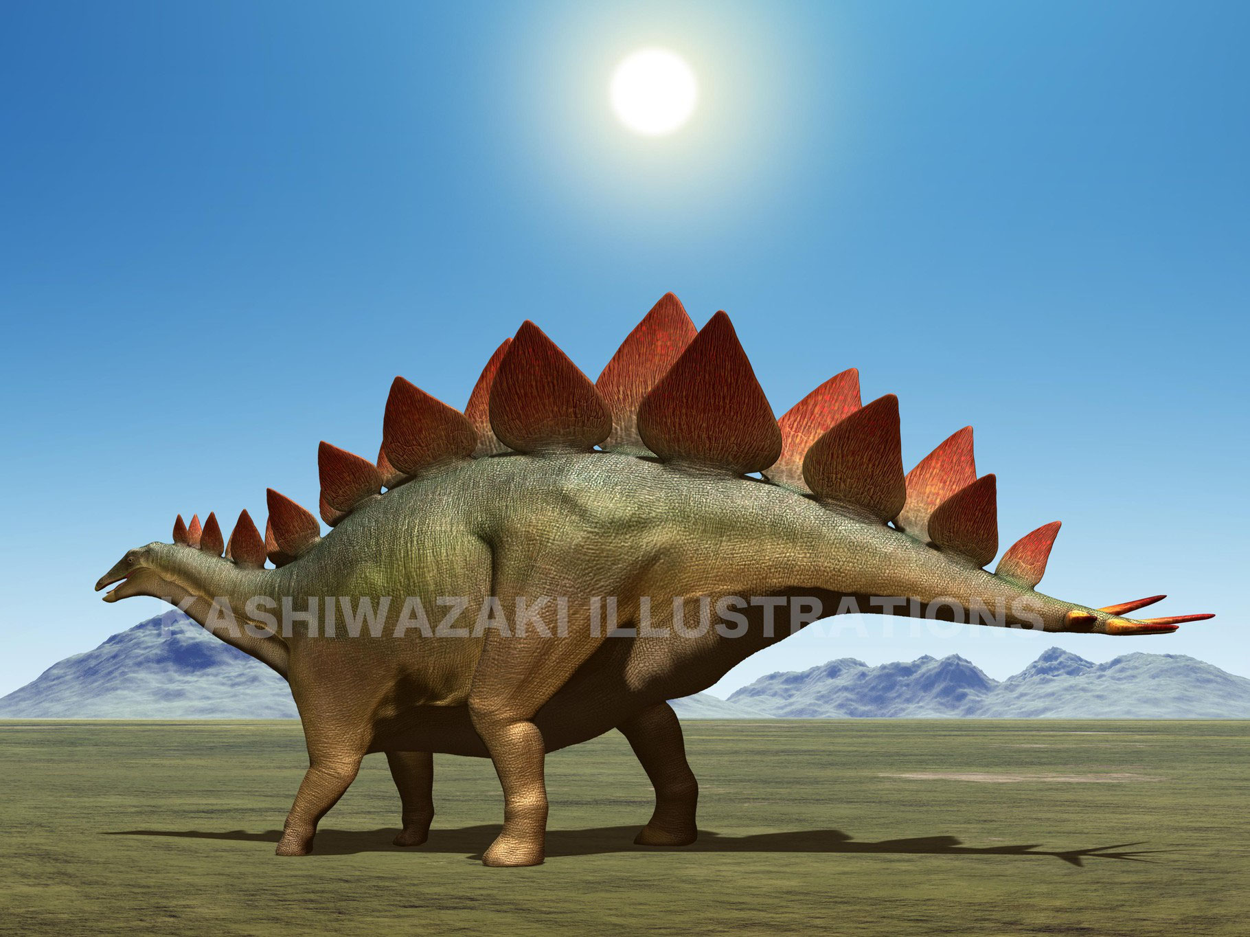 New ステゴサウルス 柏崎義明 3d恐竜イラストレーション Dinosaur Art New ステゴサウルス 柏崎義明 3d恐竜イラストレーション Dinosaur Art