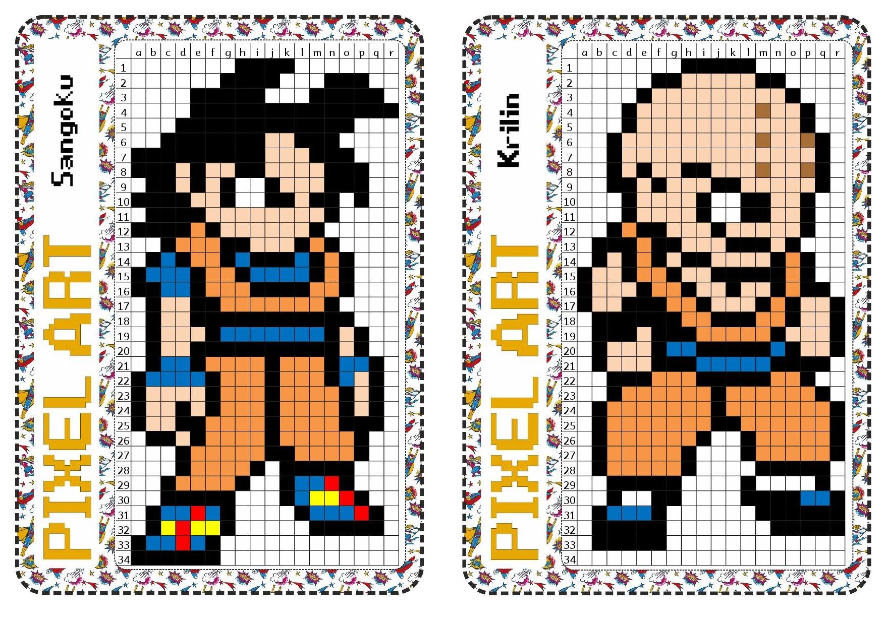 Pixel Art Page De Garde Pour Cahier atelier libre : pixel art - Fiches de préparations (cycle1-cycle 2-ULIS)