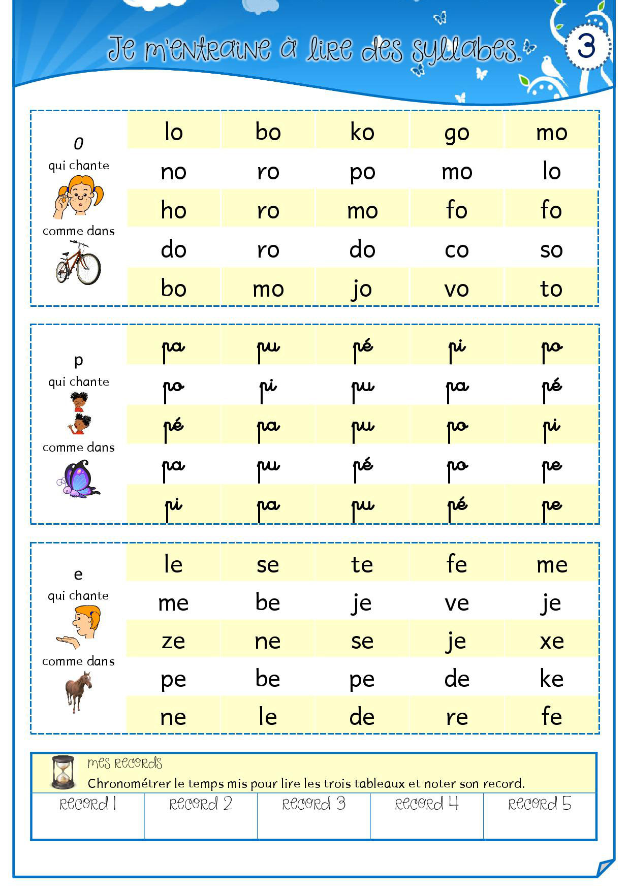 Les Sons En Français + Exercices Pdf Sons simples : exercices - Fiches de préparations (cycle1-cycle 2-ULIS)