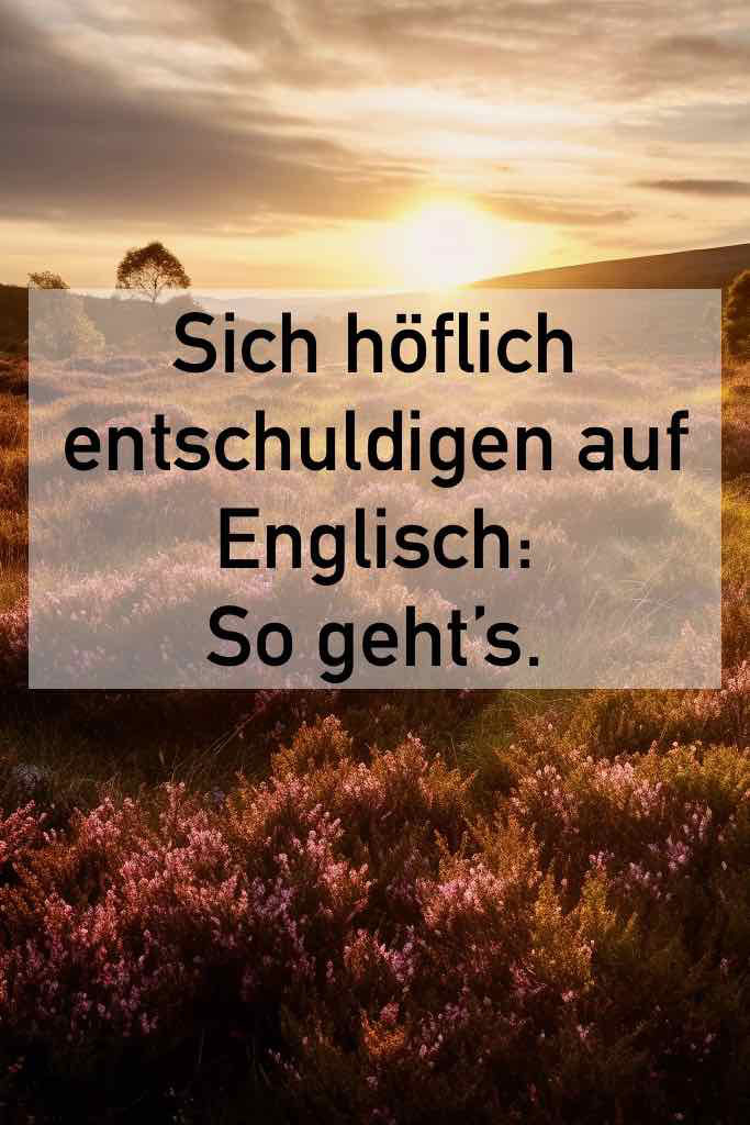 Danke und Entschuldigung auf Englisch Englisch lernen