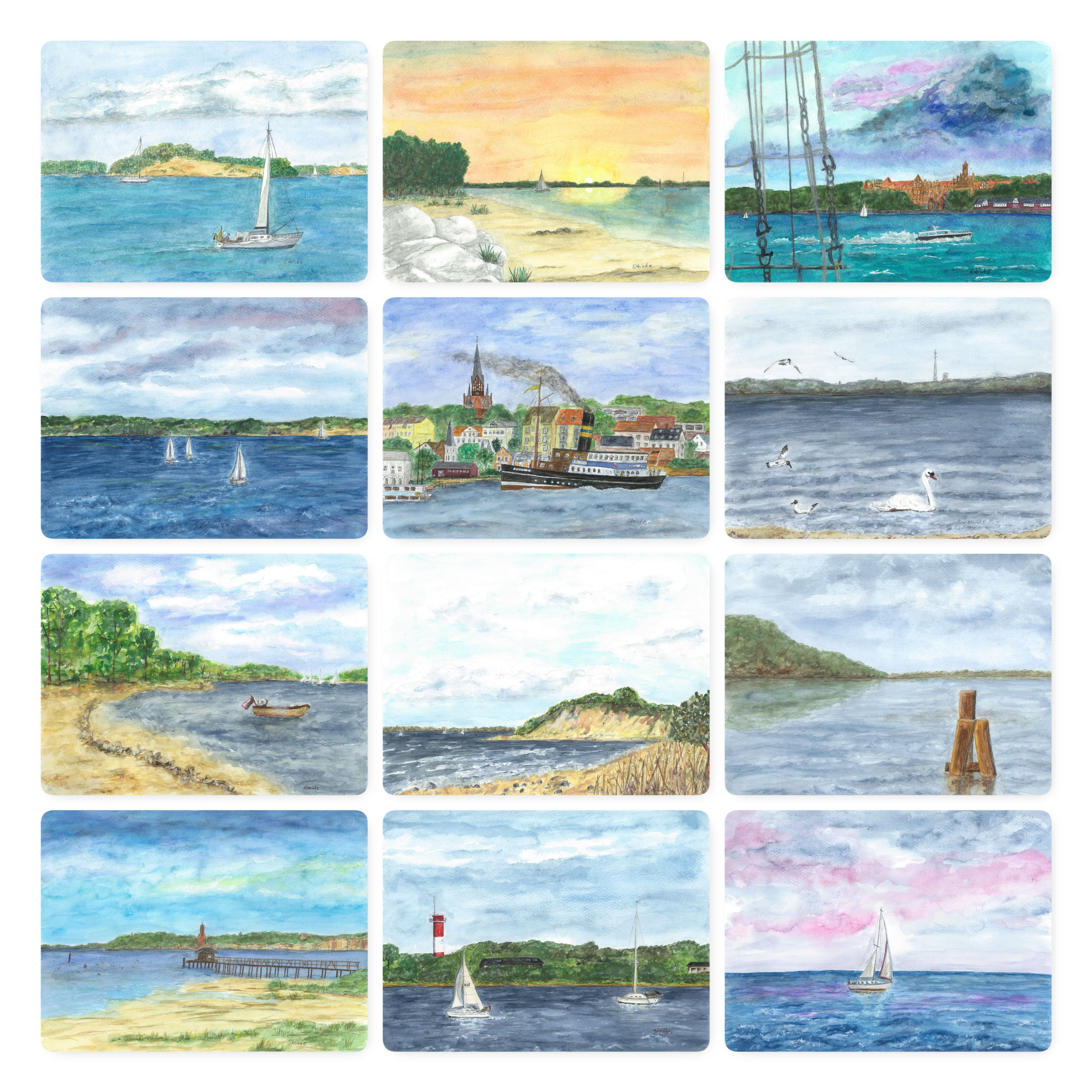 Kalender Die Flensburger Forde 2021 Sandrasteinkekunstundkreativess Webseite flensburg kalender 2021