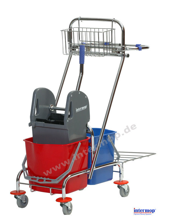 KAUITOPU Besen- Und Mopphalterung - Rollbarer Reinigungswagen Mit 12 Haken