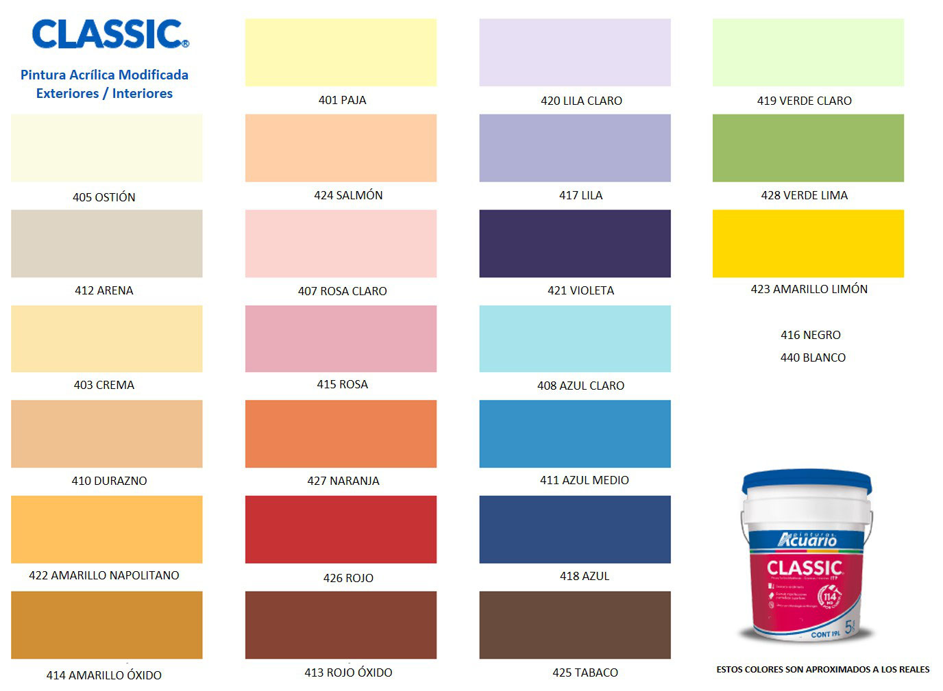 Catálogos de colores de pinturas y esmaltes - http://www.comproins.com.mx/ Pinturas en aerosol. Impermeabilizantes. Lacas y barnices para madera.  Sherwin Williams. Pinturas ACUARIO. Vinílicas. Esmaltes industriales.  Esmalte. Guanajuato