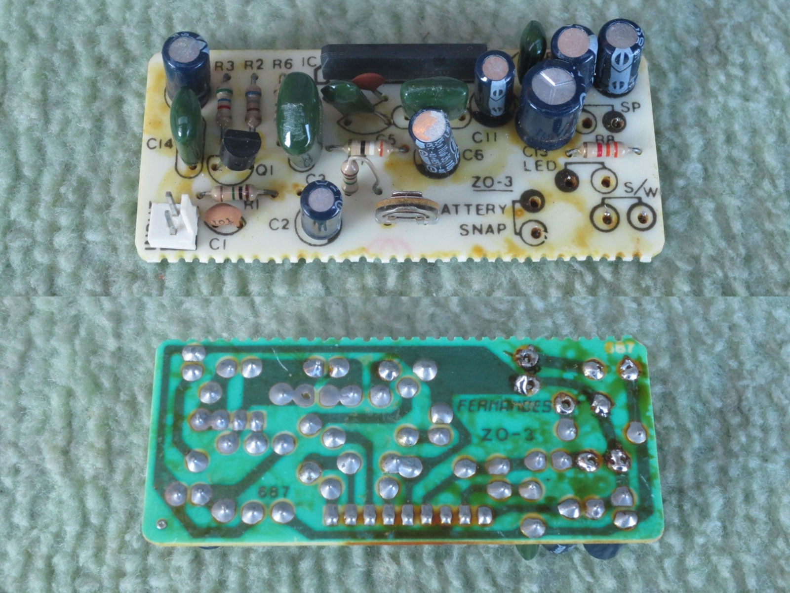 ZO-3 最初期の内蔵アンプギャラリー - studiogakuan ページ！