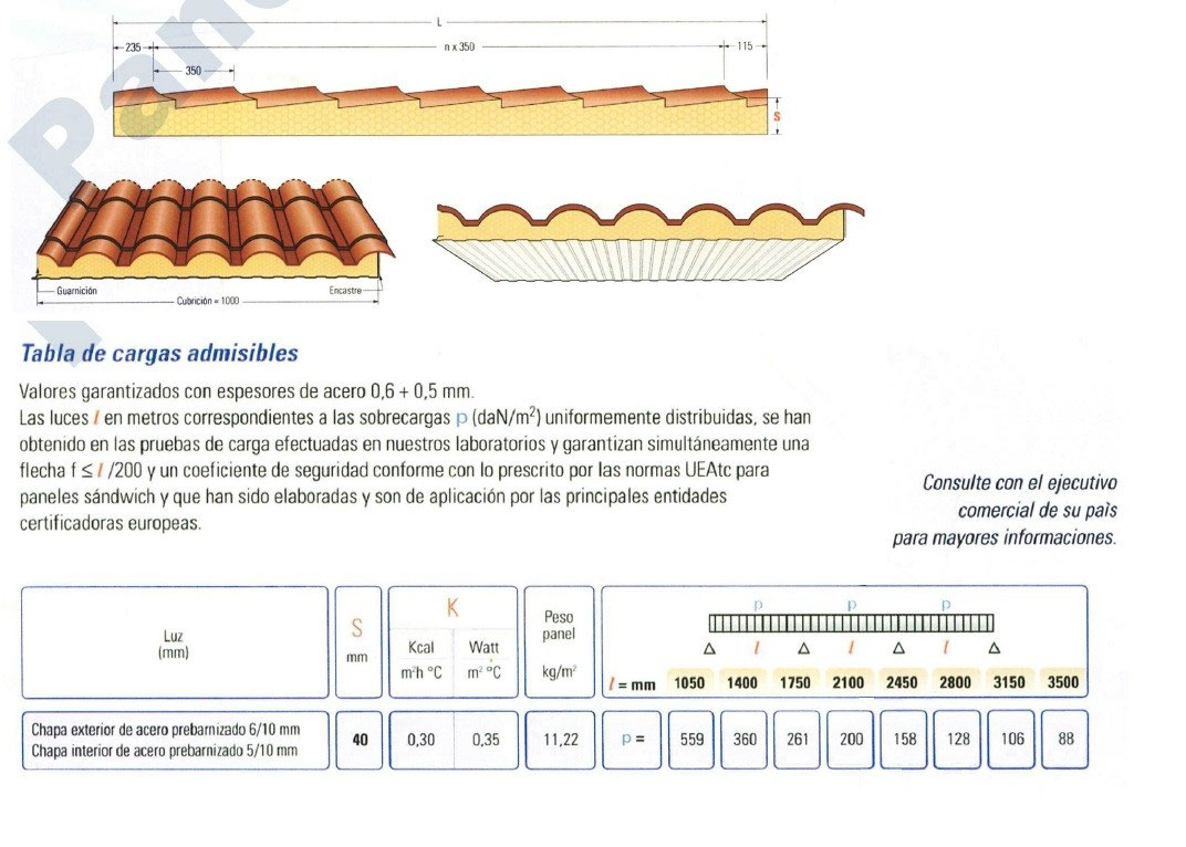 Techos imitacion teja - Aluminios Noáin Garés