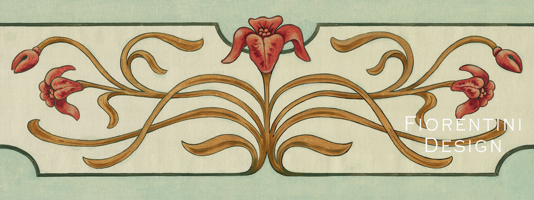 wallpaper FRIEZES and borders Fiorentini Design. Wallpaper Borders and Murals by Irma
