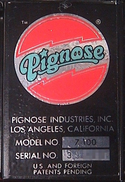 Pignose 7-100 Vol.1 - jk-guitars ページ！