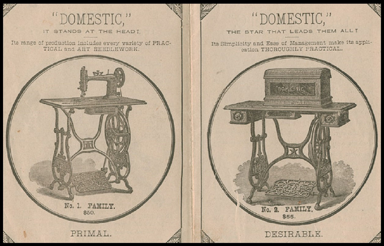 Domestic Sewing Machines Fiddlebase