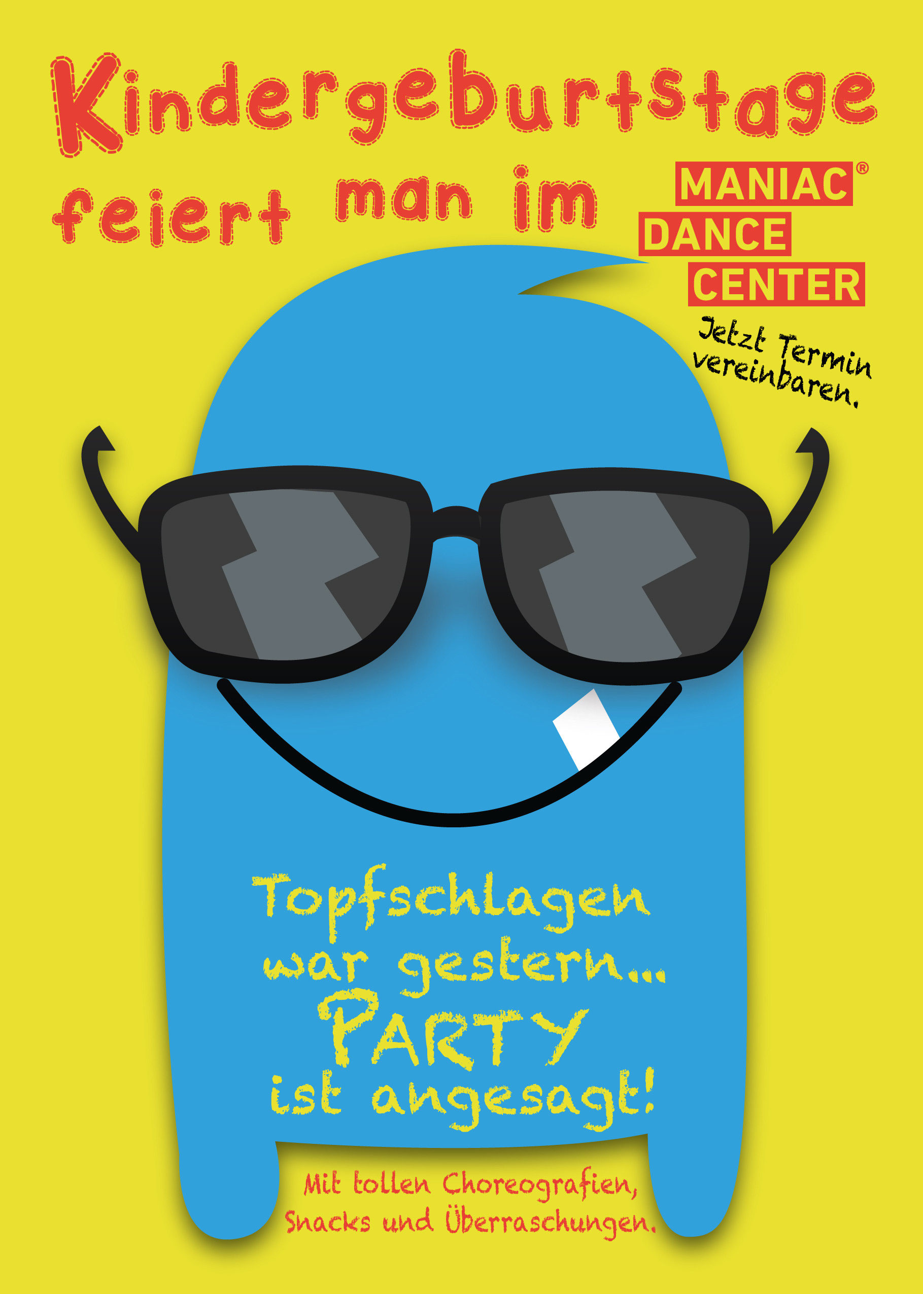 Kindergeburtstag feiern in Oldenburg - Maniac Dance Center Oldenburg