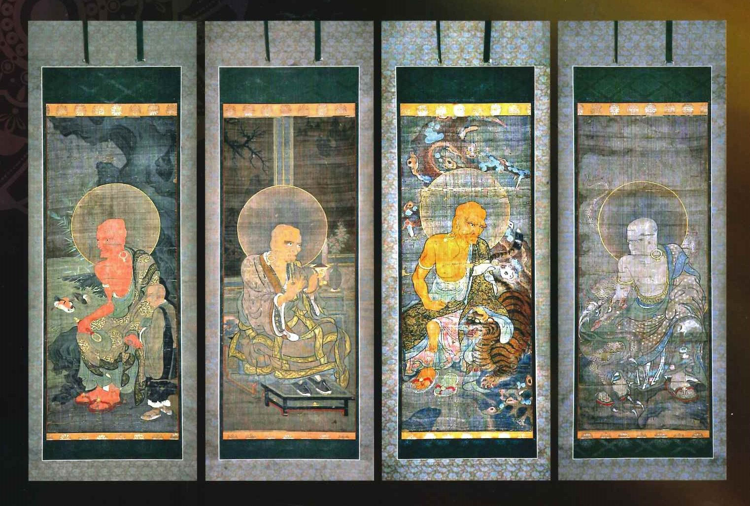 十六羅漢図軸 文化遺産オンライン