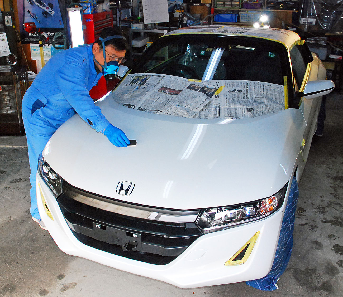 Honda S660 フロントバンパー プレミアムスターホワイト・パール 前期