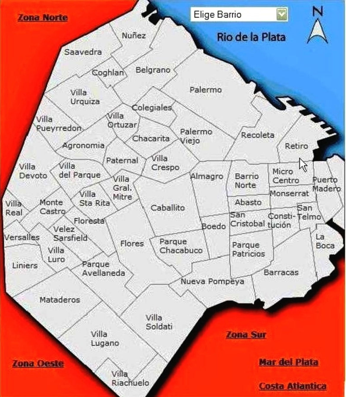 Mappe Barbonaglia Giuliano Cartina Di Buenos Aires