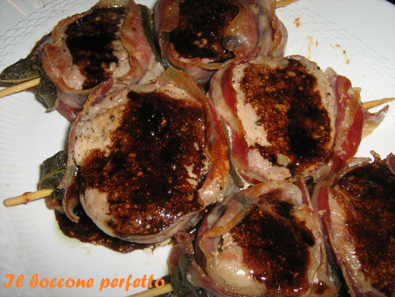 Medaglioni di maiale pancetta e balsamico ilbocconeperfetto