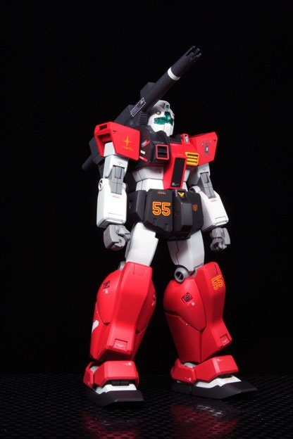 ミキシング改造塗装　まちぼうけ　ジムキャノン ジムキャノン ミキシング｜gunsandsunflowersさんのガンプラ作品