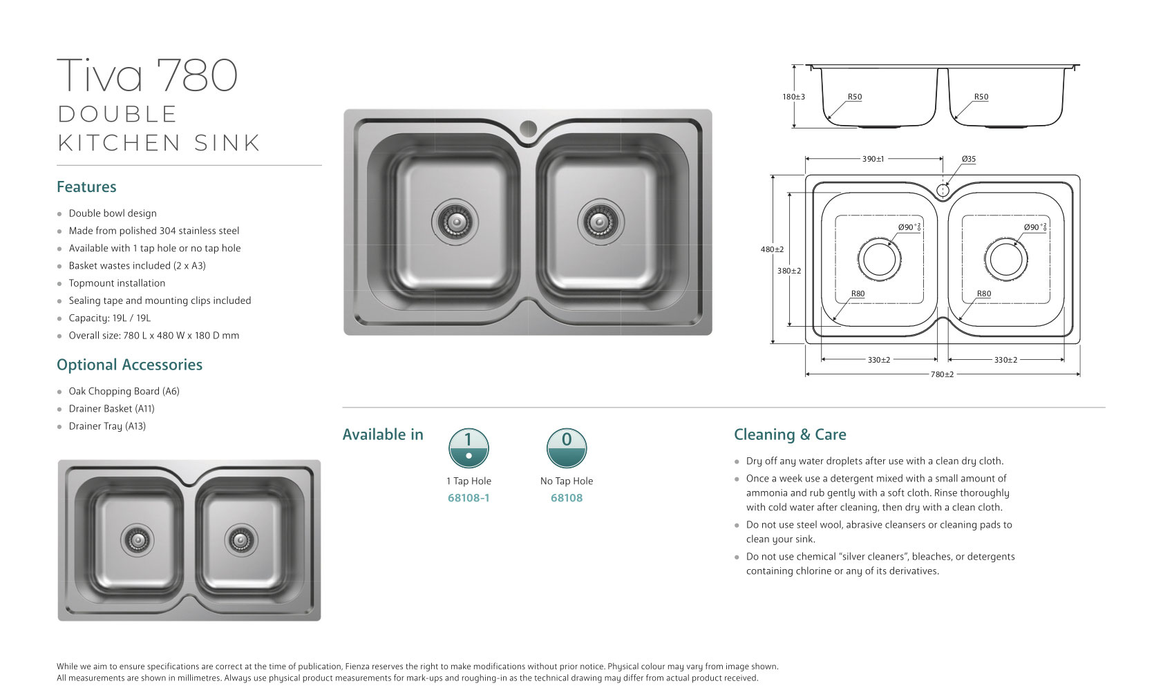 Kitchen Sinks Countertop, Drop in, Flushmount, Undermount including