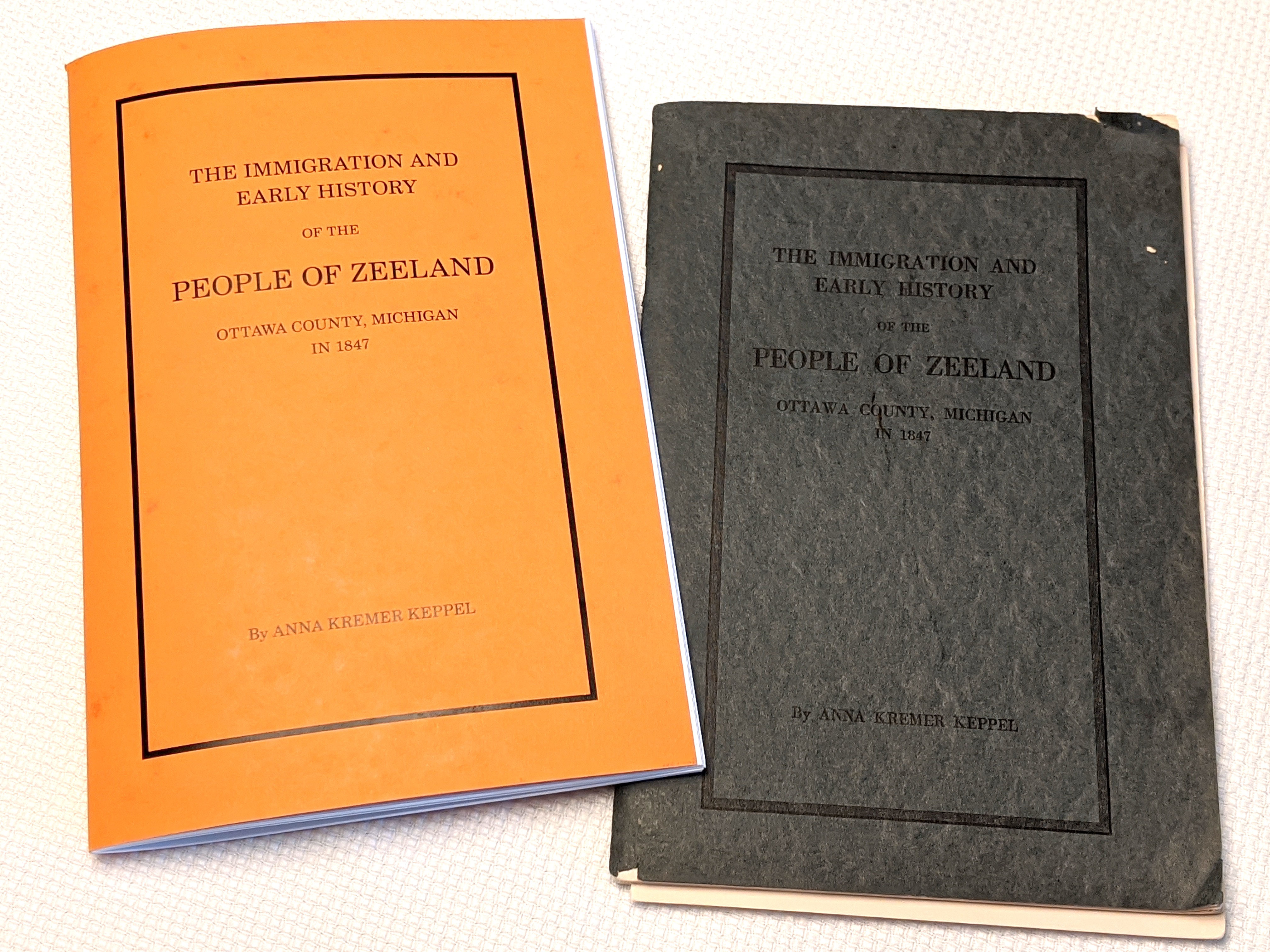 “The Immigration and Early History of the People of Zeeland, Ottawa