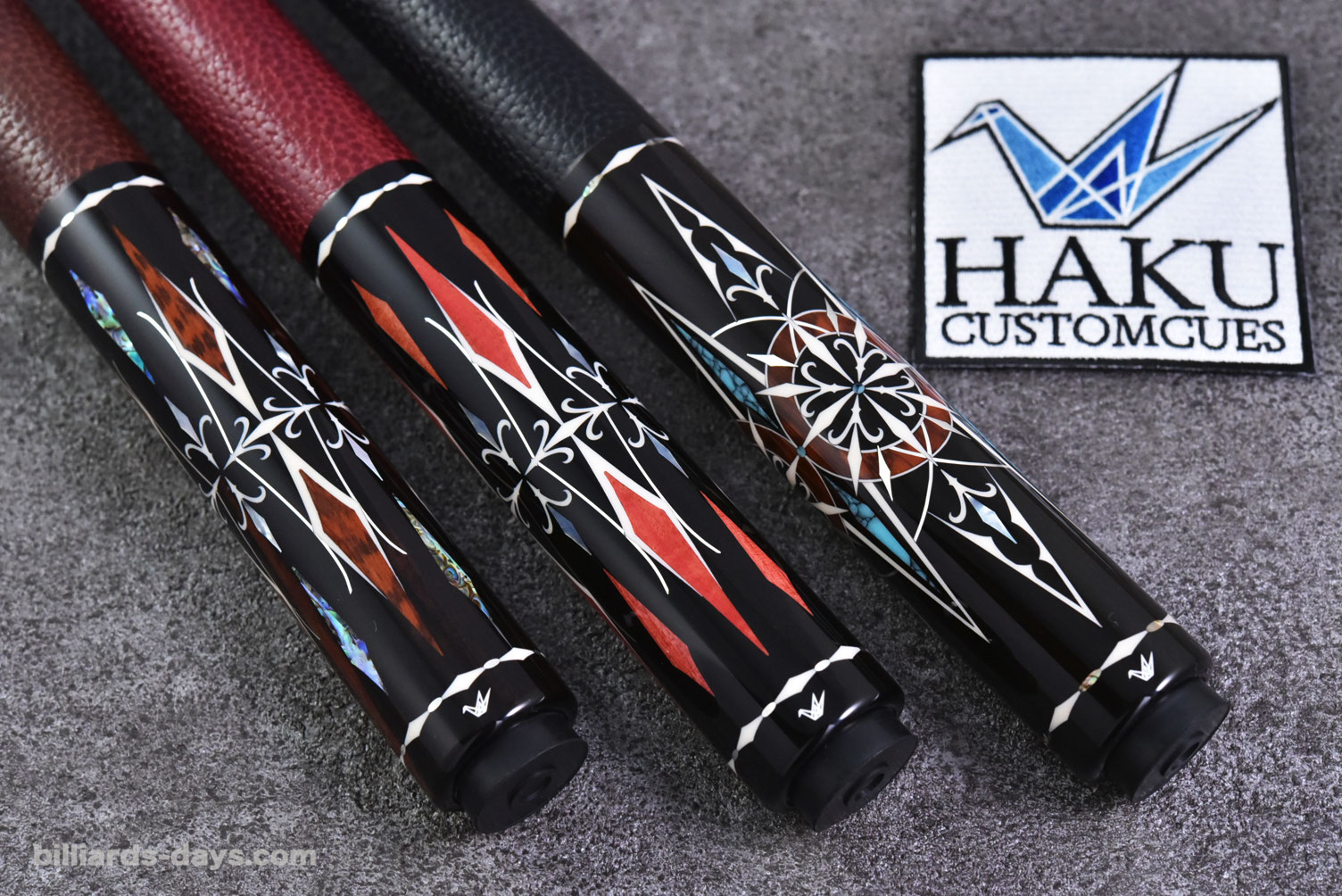 Hakuの フルールドリス シリーズ3モデル キューショップジャパンで販売中 ビリヤードデイズ
