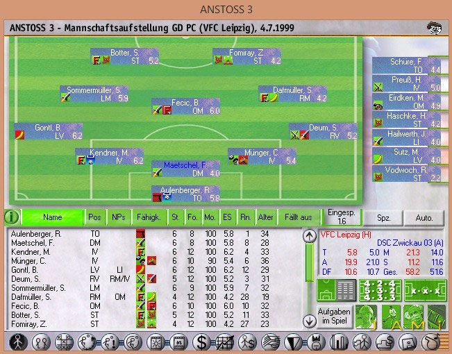 Anstoss 3 auf Windows XP +