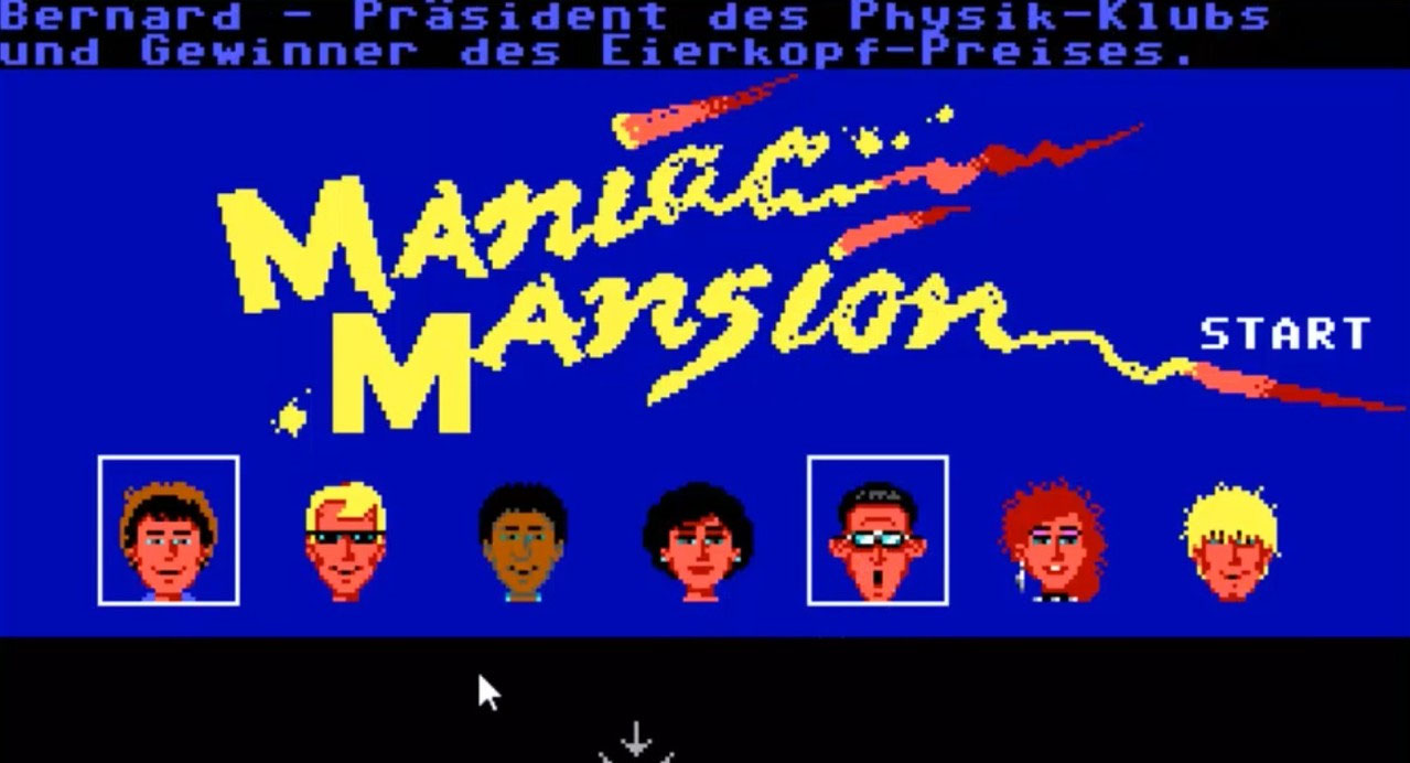 Maniac Mansion auf Windows XP + Windows Vista + Windows 7 + Windows 8