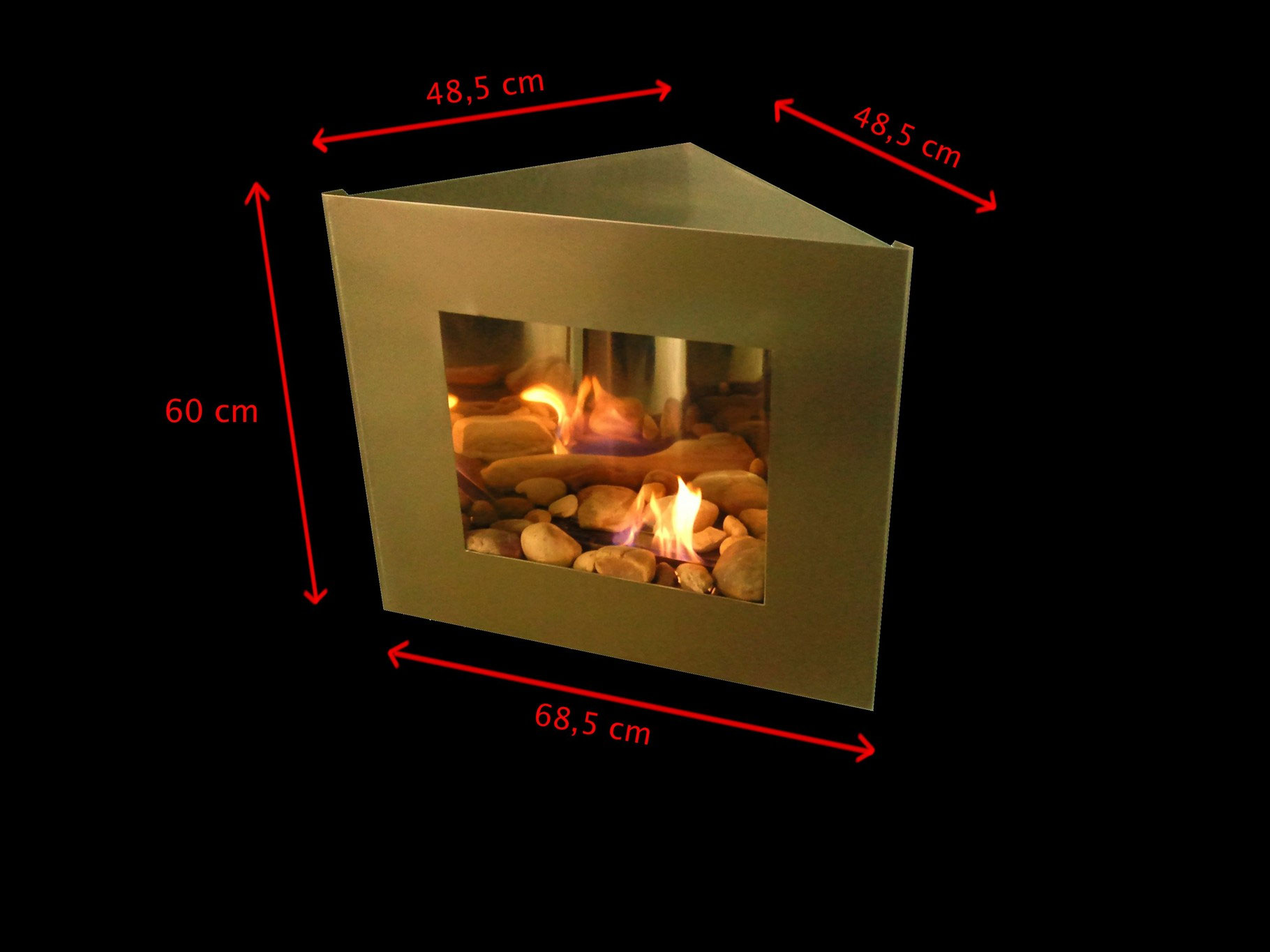 Chimeneas de bioalcohol de acero inoxidable al mejor precio - Aceros Rago