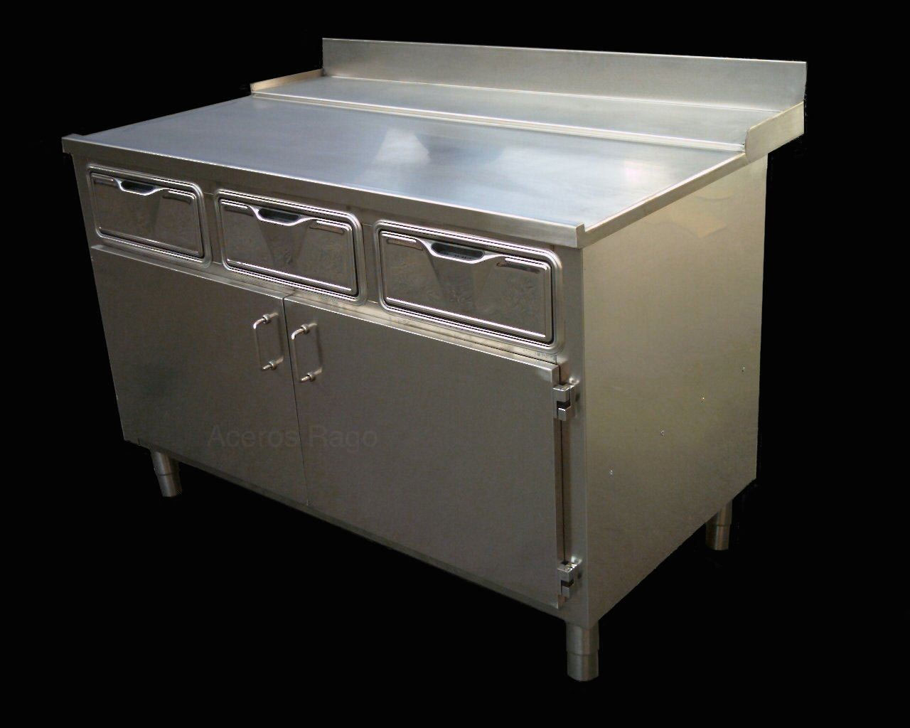 Muebles de acero inoxidable a medida al mejor precio Aceros Rago