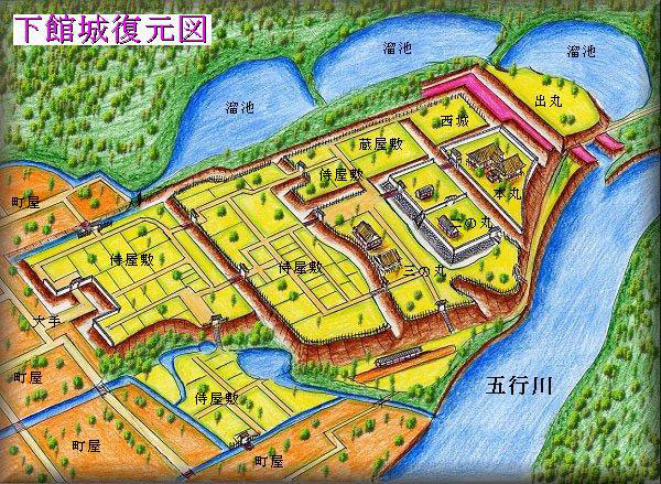 常陸国 下館藩 - 全国史跡巡りと地形地図
