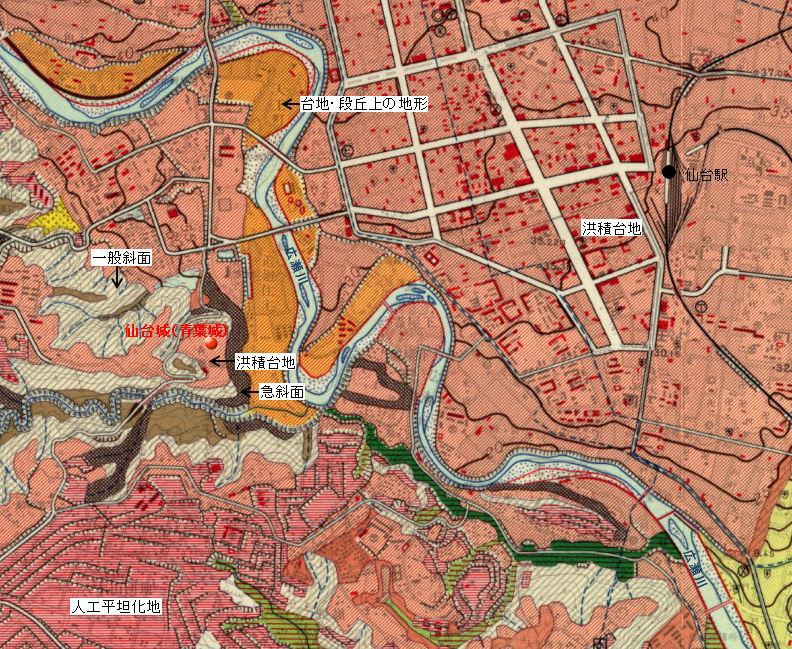 陸奥国 仙台藩 - 全国史跡巡りと地形地図 陸奥国 仙台藩 - 全国史跡巡りと地形地図