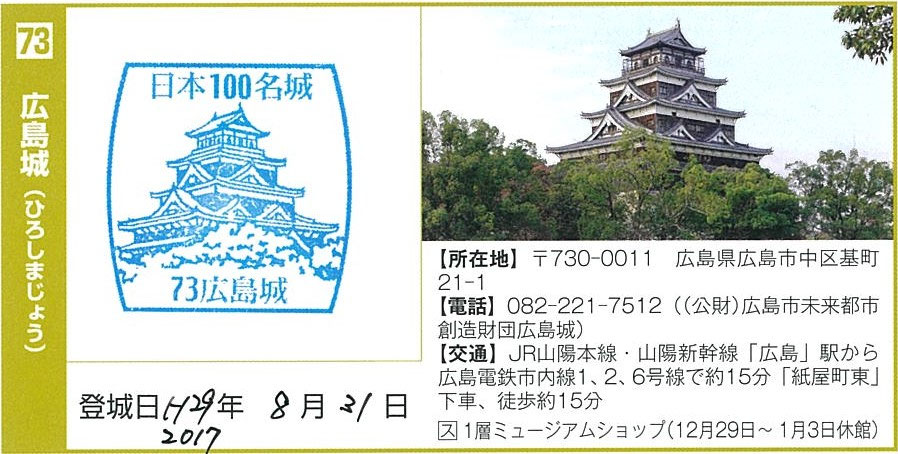 安芸国 広島藩 - 全国史跡巡りと地形地図