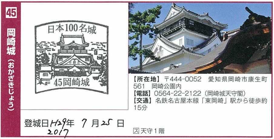 三河国 岡崎藩 - 全国史跡巡りと地形地図 三河国 岡崎藩 - 全国史跡巡りと地形地図