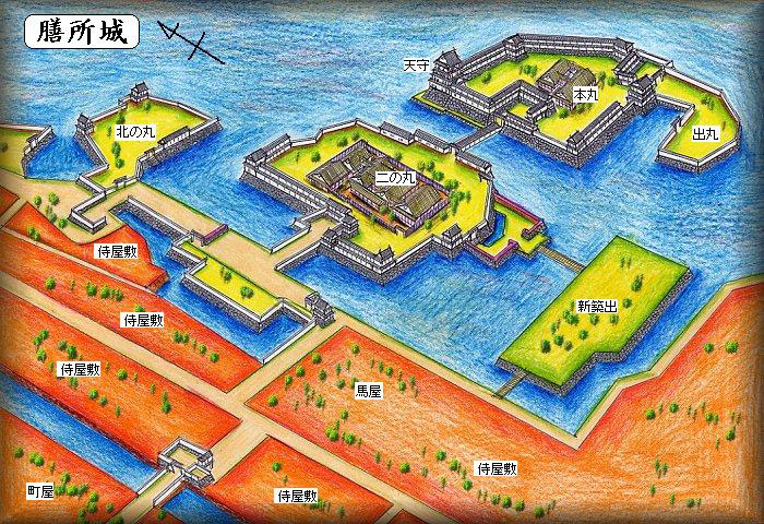 近江国 膳所藩 - 全国史跡巡りと地形地図 近江国 膳所藩 - 全国史跡巡りと地形地図