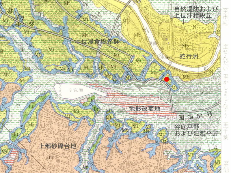 常陸国 水戸藩 - 全国史跡巡りと地形地図